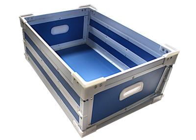 China Multifunction Foldable Plastic Corrugated Totes Boxes Anti Static for sale