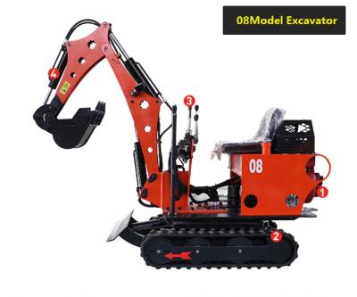 China Aluminium-Mini Excavator Machine TS16949 kleiner Mini Excavators zu verkaufen