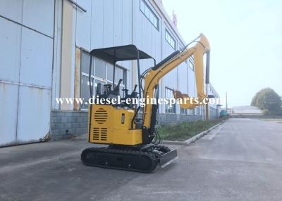 China Ferro fundido Mini Excavator Machine Hydraulic Controlled micro Mini Excavator à venda