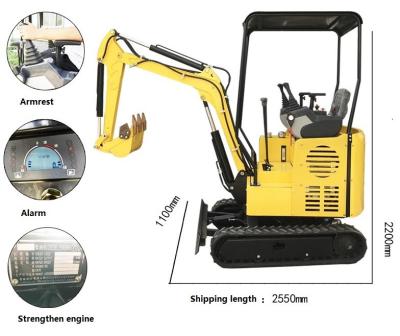 China Heavy Duty Construction Excavator FM20 With 1980kg Capacity / 2.5 Meters Arm Length for sale
