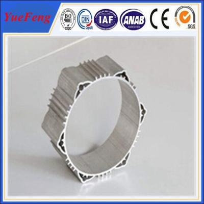 China Electric motor shell extruded aluminum profile from jiangyin city china for sale