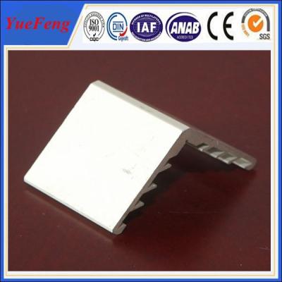 China 6063 aluminium angle extrusion profiles for solar panel frame for sale