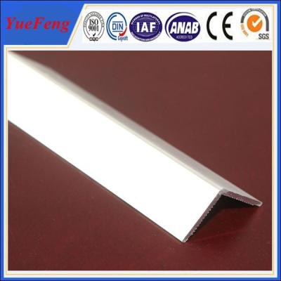 China extruded profile aluminium angle for industry using drawings design for sale