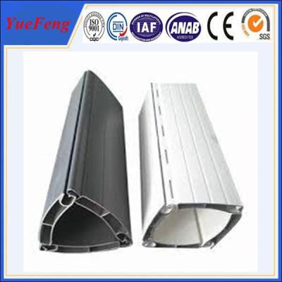 China White powder coating aluminum shutter door profile for sale