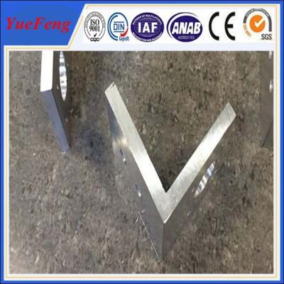 China aluminium profile corner joint / aluminum corner profile / aluminium rectangular extrusion for sale