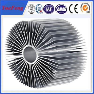 China Hot sale aluminium led radiator profile, OEM style sunflower led aluminum profiles for sale