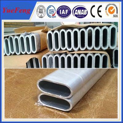 China YueFeng aluminium extrusion profile housing / aluminum extrusion oval tube for sale