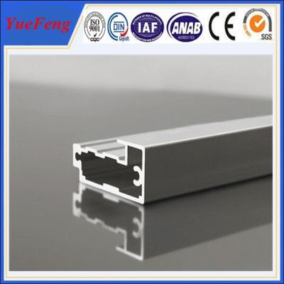 China largest grain companies square flat aluminum alloy cabinet handle/ kitchen cabinet profil for sale