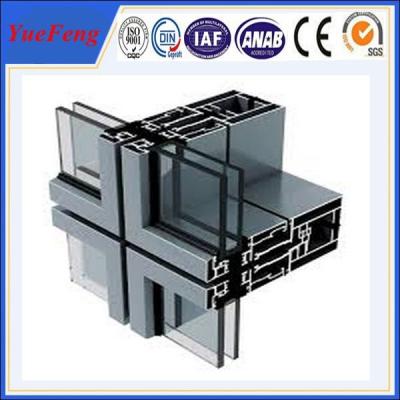 China thermal insulated aluminium profiles manufacturer, ODM aluminium curtain wall profiles for sale