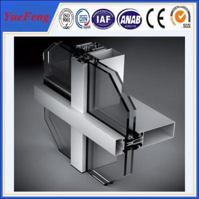 China NEW! 6000 series aluminum curtain wall extrusion profiles, china aluminium profiles for sale