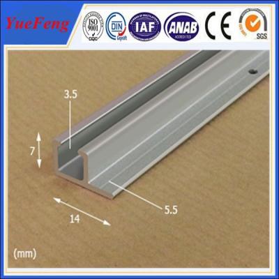 China Poster rail aluminium, very cheap aluminium profile anodized aluminium rails extrusion for sale