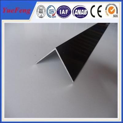 China 6063 T5 aluminum angle profile / OEM aluminum angles / per ton of aluminum manufacturer for sale