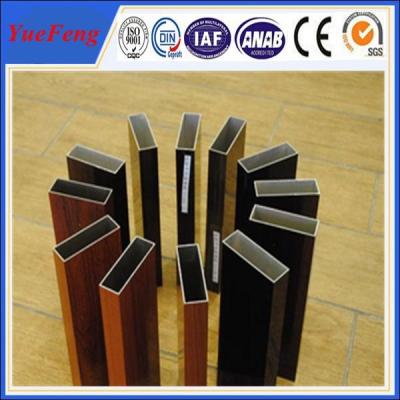 China Aluminium profile wood color , OEM design 6063 grade aluminium triangle tube allibaba com for sale