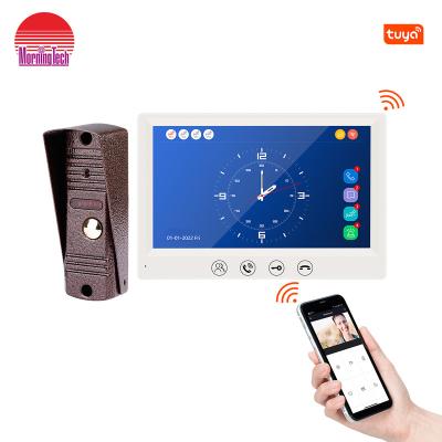 China Tuya App CE FCC ROHS New Products Lite 1080P Ring Wired Video Intercom System Smart Doorbell for sale