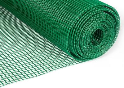 Китай Зеленый цвет ячеистая сеть 12mm x 12mm/PVC покрытая гальванизированная ячеистая сеть для клеток продается