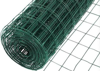 Китай Сверхмощный PVC диаметра 1X10m ячеистой сети 2.2mm сваренного металла покрыл сетку сада продается