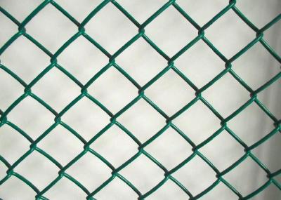 China 10 Gauge Chain Link Mesh Fencing 2 inch 1.8m Height PVC Coated for sale