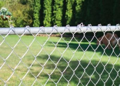 China Galvanized Diamond Chain Link Fencing 2inch 4 Ft 9 Gauge Chain Link Fence for sale