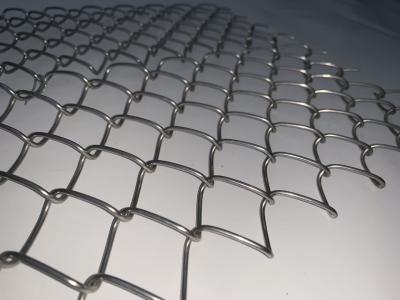 China 25 X 25mm 16 Gauge Diamond Chain Link Fencing Galvanized 1m Height 25m Roll for sale