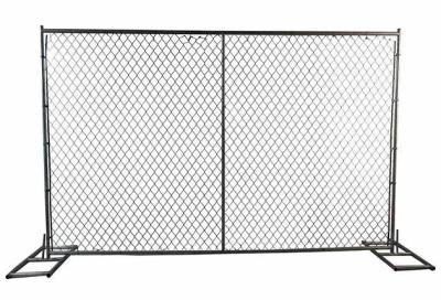 China 6ft X 12ft Temporary Chain Link Fence Panels Galvanized 60mm X 60mm for sale