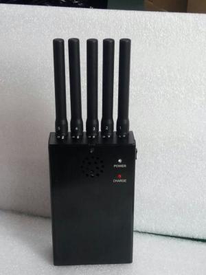 China mobile phone CDMA GSM DCSPHS jammer+gps jammer+  WiFi jammer portatile BCSK-T50A Black gold is optional Mobile phone for sale