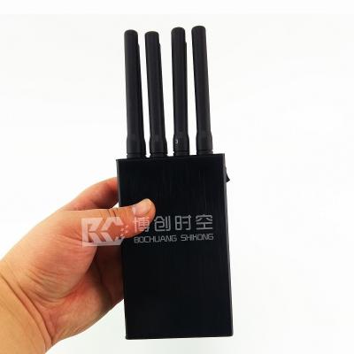 China 8 channel handheld GPS signal jammer GSM 3G 4G WIFI GPS Jojack mobile phone signal jammer for sale