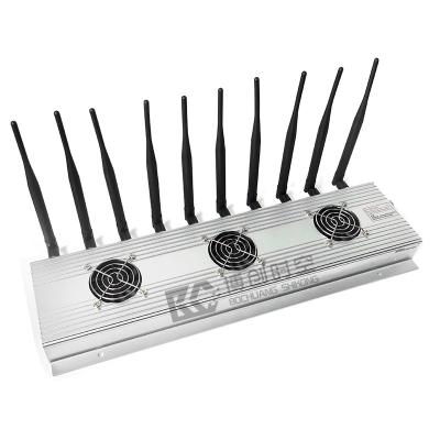 China 5g Mobile Phone Signal Jammer 10 band is used for mobile phone signal shielding in prison detention center wifi signal for sale