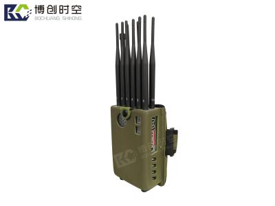 China Portable 12-band mobile jammer, shielding 5G 4G WI-FI 5G jammer 315MHZ/433MHZ Remote signal jammer GPS signal jammer for sale