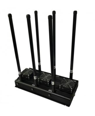 China Drone jammer GPS, Beidou, WiFi, 5.8G, 1.2G multi-band optional one-key drive away from drones Prohibit drones to shoot v for sale