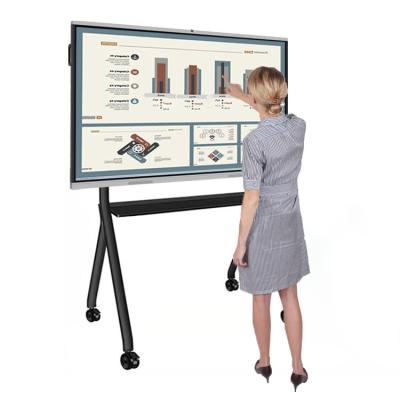 China Black Touch Screen Interactive Whiteboard , 4k Multi Touch Smart Board for sale