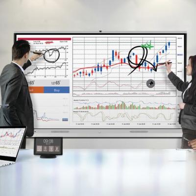 China Ir Touch 105 Inch Smart Board 2.4g 5g Dual Wireless For Video Conferencing for sale