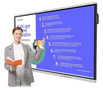 China Smart LED Ir Touch Interactive Digital Board 4K 3840×2160 Resolution for sale