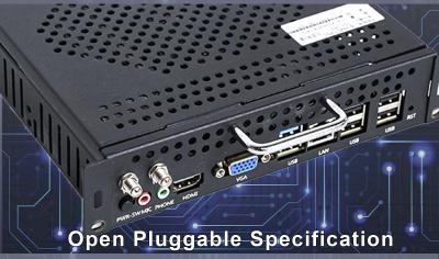 China mini PC de 4K OPS, PC Pluggable aberto da especificação industrial  à venda