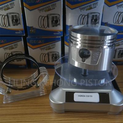 China Forged Aluminum Honda Motorcycle Pistons Fit CG150 Graphite Black for sale