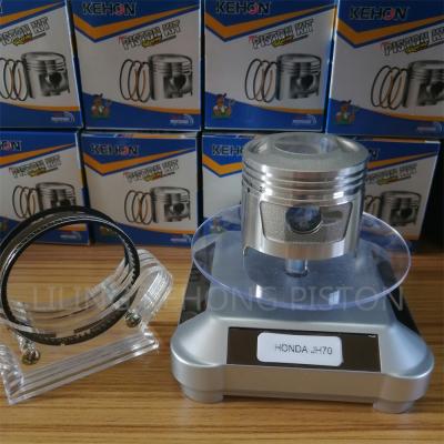 China Durable JH70 Honda Motorcycle Pistons 47mm CLY DIA Aluminum Silver for sale