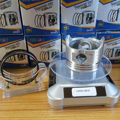 China 82g Steel Honda Motorcycle Pistons Fit CB 125 12x33mm Pin Size Practical for sale