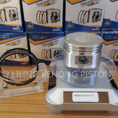China Alu ACTIVA 110 Piston And Piston Rings , Anti Corrosion Performance Piston Rings for sale
