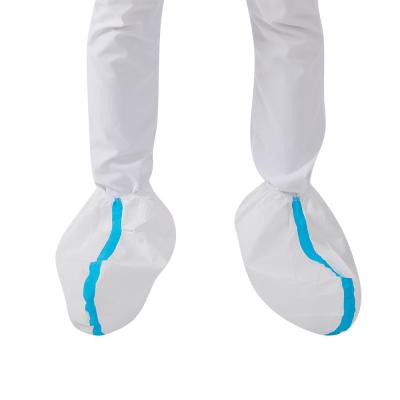 China Breathable Film Hospital Shoe Covers Disposable Non Wowen 40-80gsm for sale
