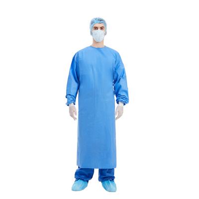 China 45gsm reforçou os vestidos descartáveis S azul M L XL da cirurgia à venda