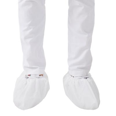 中国 医学のスリップの抵抗力がある使い捨て可能な靴は白い60gを覆う 販売のため