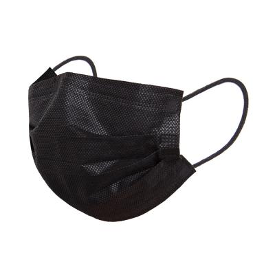 China CE EN13485 Black 3 Ply Surgical Face Mask Disposable Eco Friendly for sale