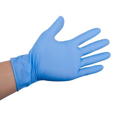 China Powder Free Medical Examination Disposable Nitrile Gloves en venta