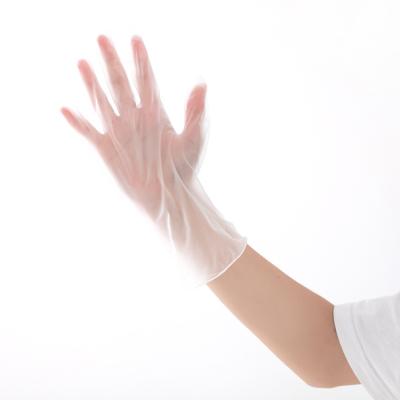 China Los guantes protectores disponibles transparentes del PVC pulverizan el vinilo libre en venta