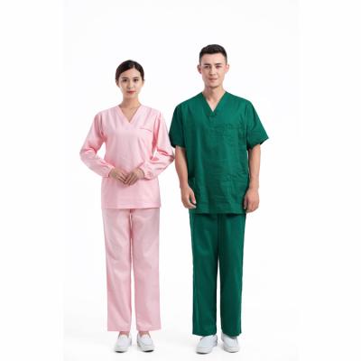 China Hospital Uniforms Medical Scrubs Nurse Scrubs Suit Women Scrubs Uniforms Sets Te koop