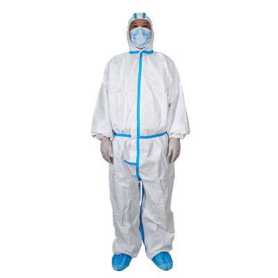 China M-4XL 55-70gsm PPE Disposable Medical Protective Coveralls for sale
