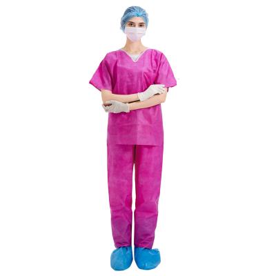 中国 Disposable Scrub Suits Hospital XL L M OEM SMSの博士 販売のため