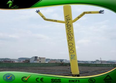 China Hombre que agita de la publicidad inflable amarilla al aire libre del color para la feria profesional en venta