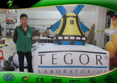 China Thin Inflatable Shapes 1.8mH Advertising Windmill / Publicty Propaganda Tool for sale