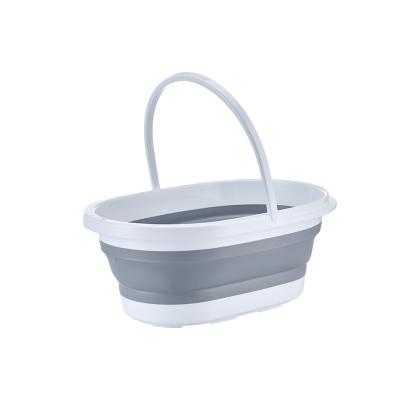 China Eisho Minimalist Laundry Hamper Plastic Folding Basket Storage Dirty Laundry Basket for sale