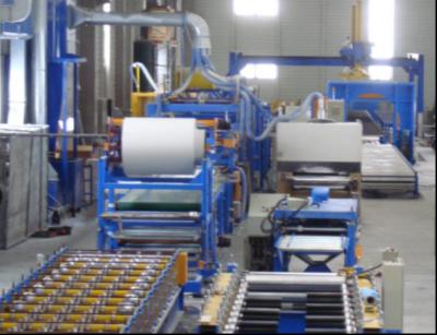 China Edge Milling Mineral Wool Rock Wool Sandwich Panel Line for sale